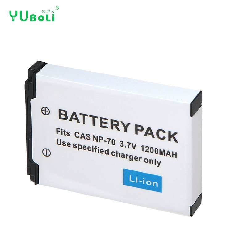 YUBOLI 3.7v 1200mah CNP-70 NP70 digital camera battery for Casio Exilim Zoom EX-Z250SR EX-Z150 ex-Z250 batteries