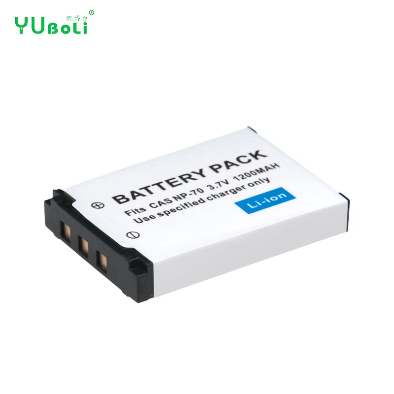 YUBOLI 3.7v 1200mah CNP-70 NP70 digital camera battery for Casio Exilim Zoom EX-Z250SR EX-Z150 ex-Z250 batteries