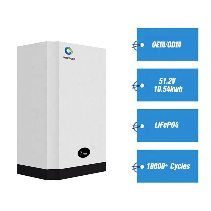 UIENERGIES OEM 51.2V lithium ion battery for home storage solar system capacity of 10kwh for home battery storage system
