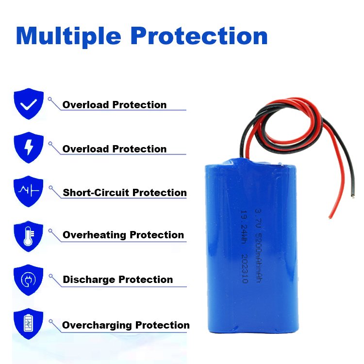 Customized Liion Batteries 18650 3.7V 7.4V 11.1V 12V 24V 36V 48V Lithium Ion Battery
