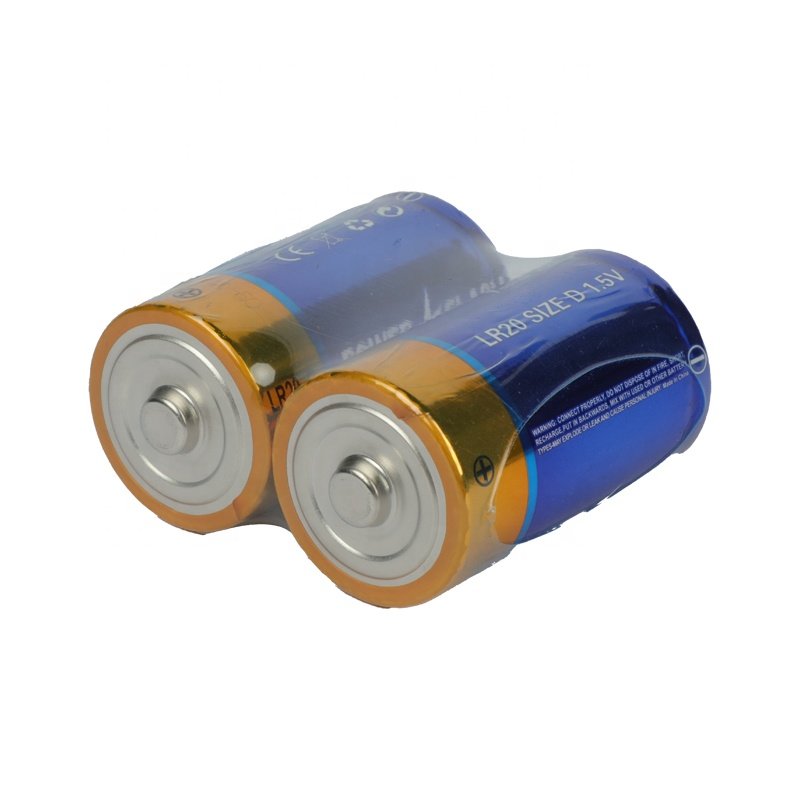 1.5V Lr20 Alkaline Primary Battery Dry Cell Battery D Am1 Lr20 Alkaline Batteries With Card Packing