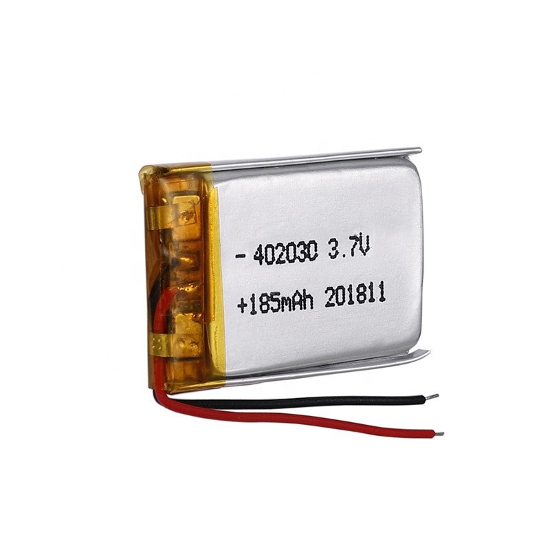 High temperature lithium polymer battery 402030 3.7V 185mah 200mah 220mah lipo cell GPS With PCM, wire