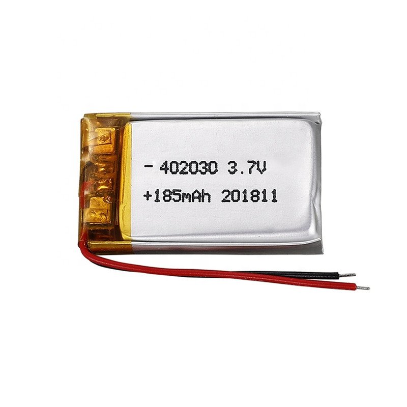High temperature lithium polymer battery 402030 3.7V 185mah 200mah 220mah lipo cell GPS With PCM, wire