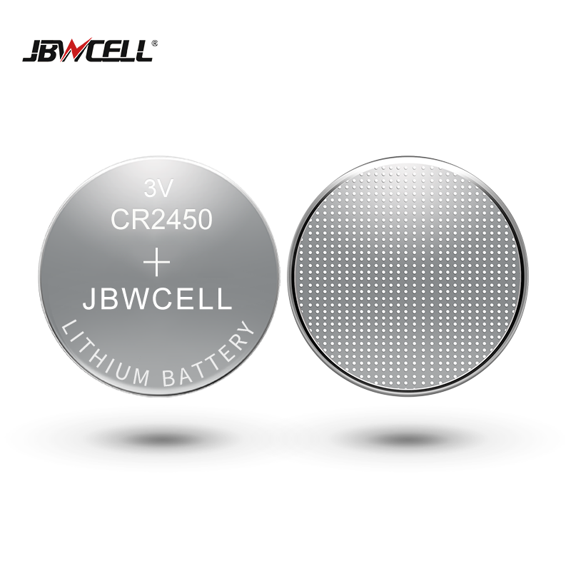 CR2450 battery with solder pins for electronic digital tag