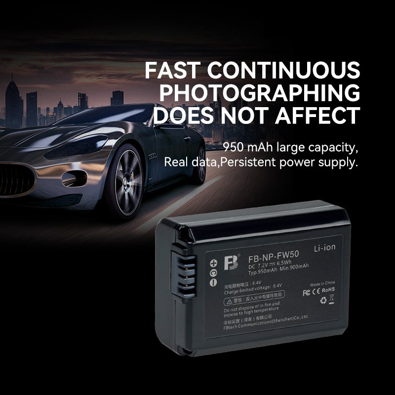 FB NP FW50 camera battery for sony zve10 a6400 a6300 a6000 a7m2 a7r2 a6100 a5100 nex7 Digital camera