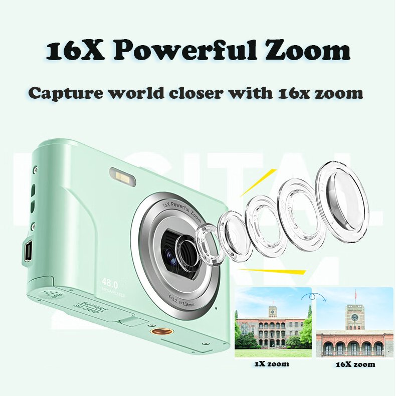 New Photoshoot Travel Foco Camara Point And Shoot Camera Digital Full HD Hand Custom Compact Camera for Sale