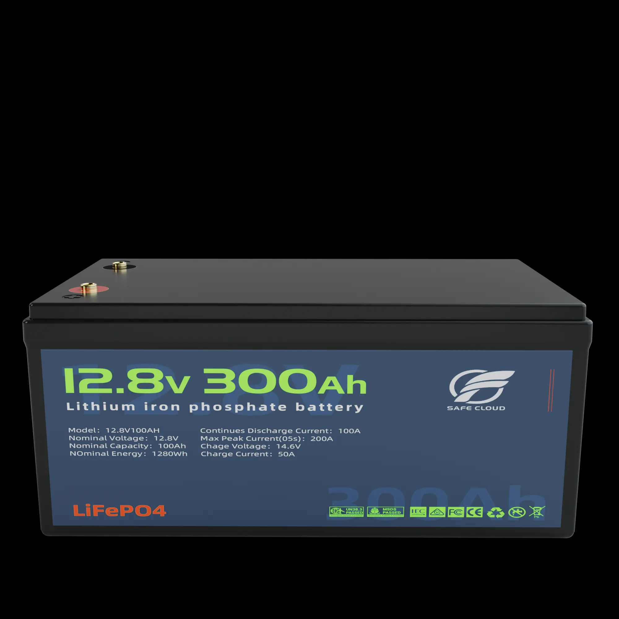 Custom 12V 300ah LiFePo4 Battery 12V 100Ah 200Ah 280Ah 300Ah Lithium Battery 12V 300Ah 6000 cycles Caravan And Yacht Battery