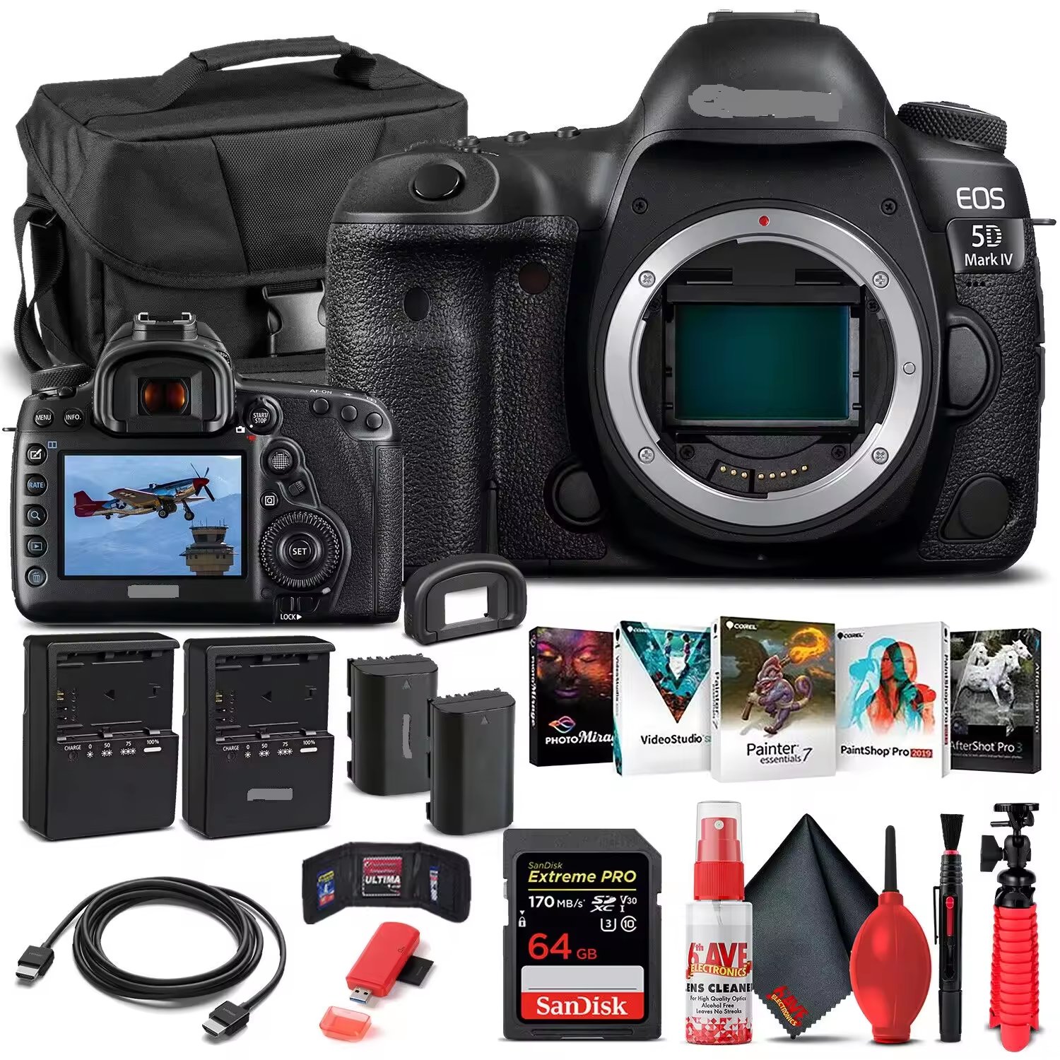 HOT SALE 5D Mark IV Full Frame Digital SLR Camera With EF 24-70mm f/4L Is USM Lens Kit