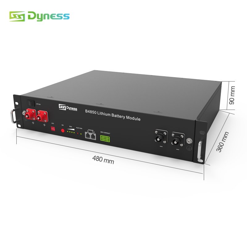 Dyness B4850 48v Server Rack Battery 48v 50ah Lifepo4 Battery Module Low Voltage Lithium Battery Box 6000 Cycle 2.4kwh 10 Year