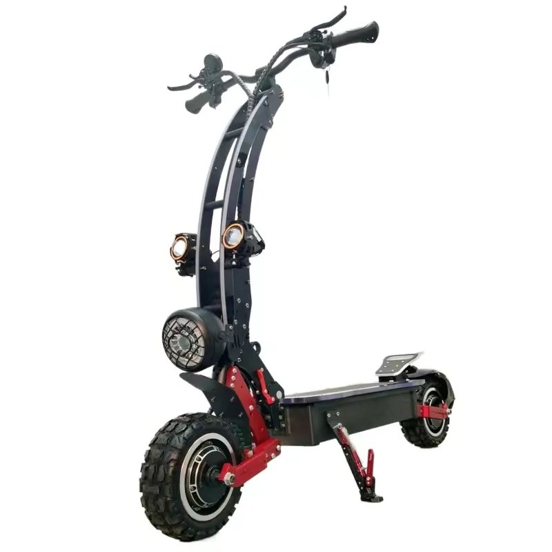 Hot Selling Unisex Foldable Electric Scooter Dual Motor Off-Road 5600W High-Speed Two-Wheel Vehicle Digital Battery New
