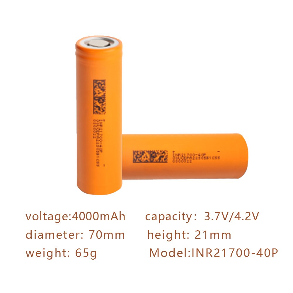 Inr21700-50E Li Ion Cylindrical Cell 21700 3.7V 4000Mah 4800Mah 5000Mah Rechargeable Battery Pack For Rechargeable Device