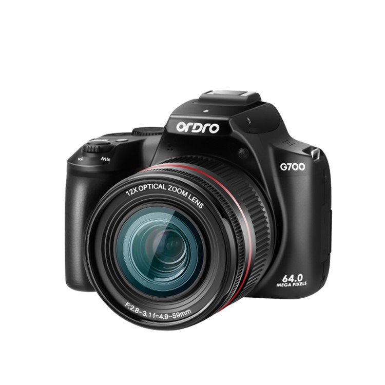 4K Optical Zoom Digital Camera with Speedlights and High ISO CMOS Sensor support Multiple Photo Modes