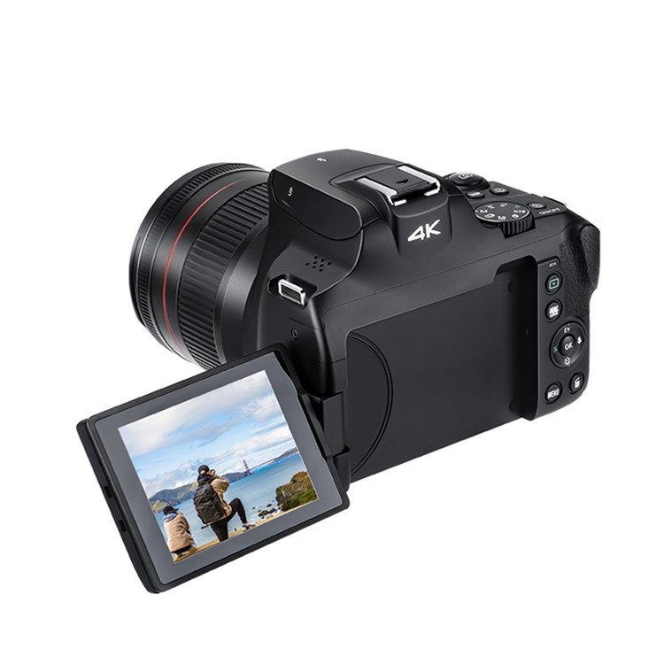 4K Optical Zoom Digital Camera with Speedlights and High ISO CMOS Sensor support Multiple Photo Modes