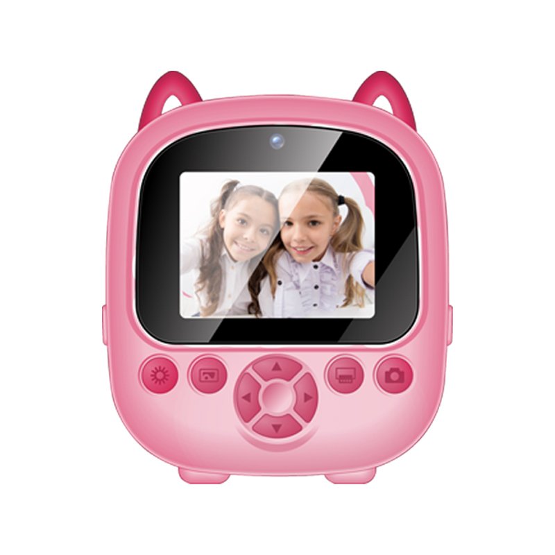 Portable Mini Digital Kids Cartoon 1080P Camera Instant Photo Cameras Christmas Gift for Children Thermal Mini Portable Printer