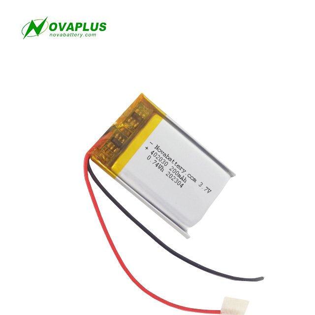 Custom rechargeable Lipo Battery 402030 3.7V 200mah Lithium Polymer Battery For Digital Products