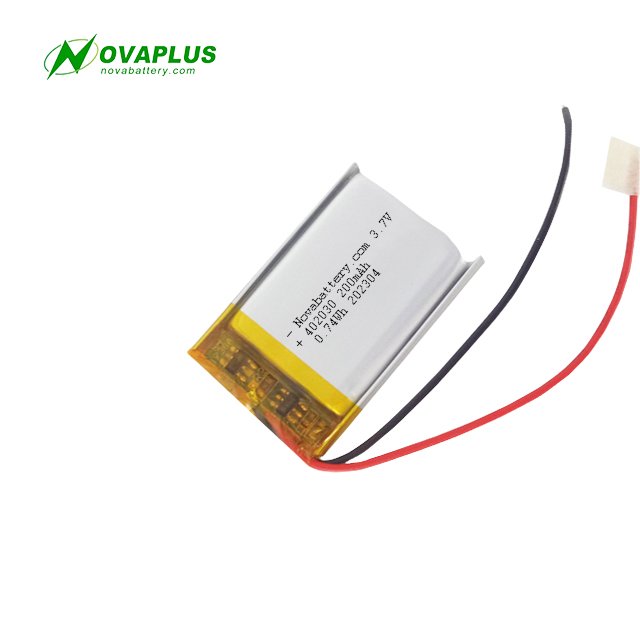 Custom rechargeable Lipo Battery 402030 3.7V 200mah Lithium Polymer Battery For Digital Products