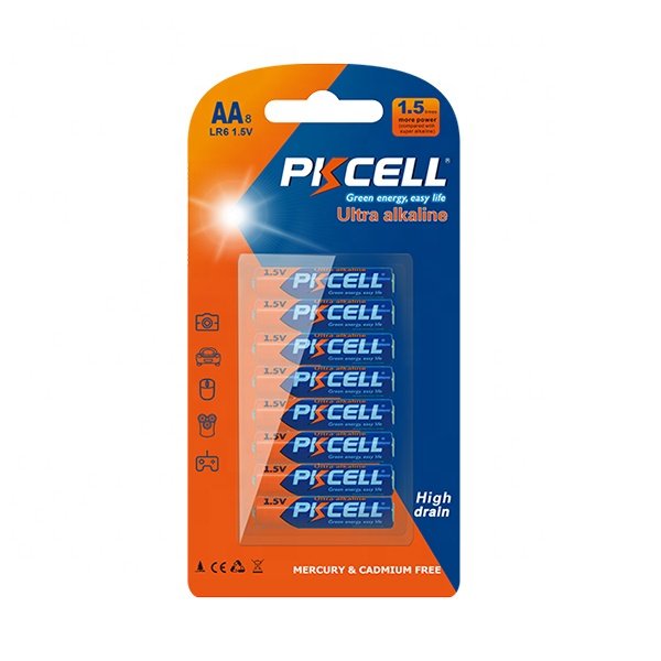 Hot selling digital camera dry cell 1.5v size aa am3 lr6 alkaline battery with CE