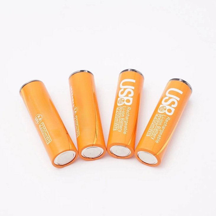 Wholesale Prices 2500MWH High Quality Digital Battery AA Type C 1.5V Usb Rechargeable Lithium Ion Batteries