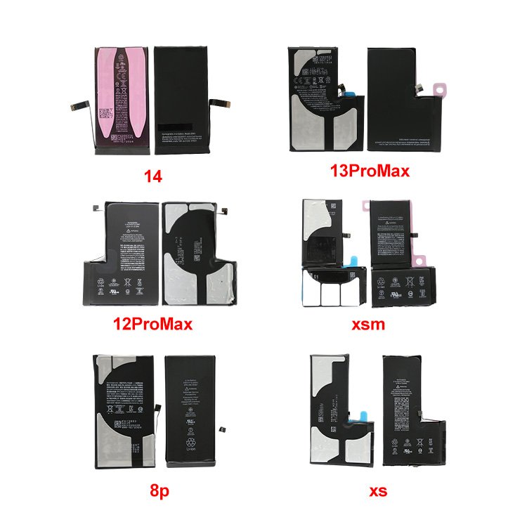 Digital Batteries for iphone 6 6s 7 8 plus x xs max 11 12 13 pro max battery wholesale Mobile phone battery for iphone