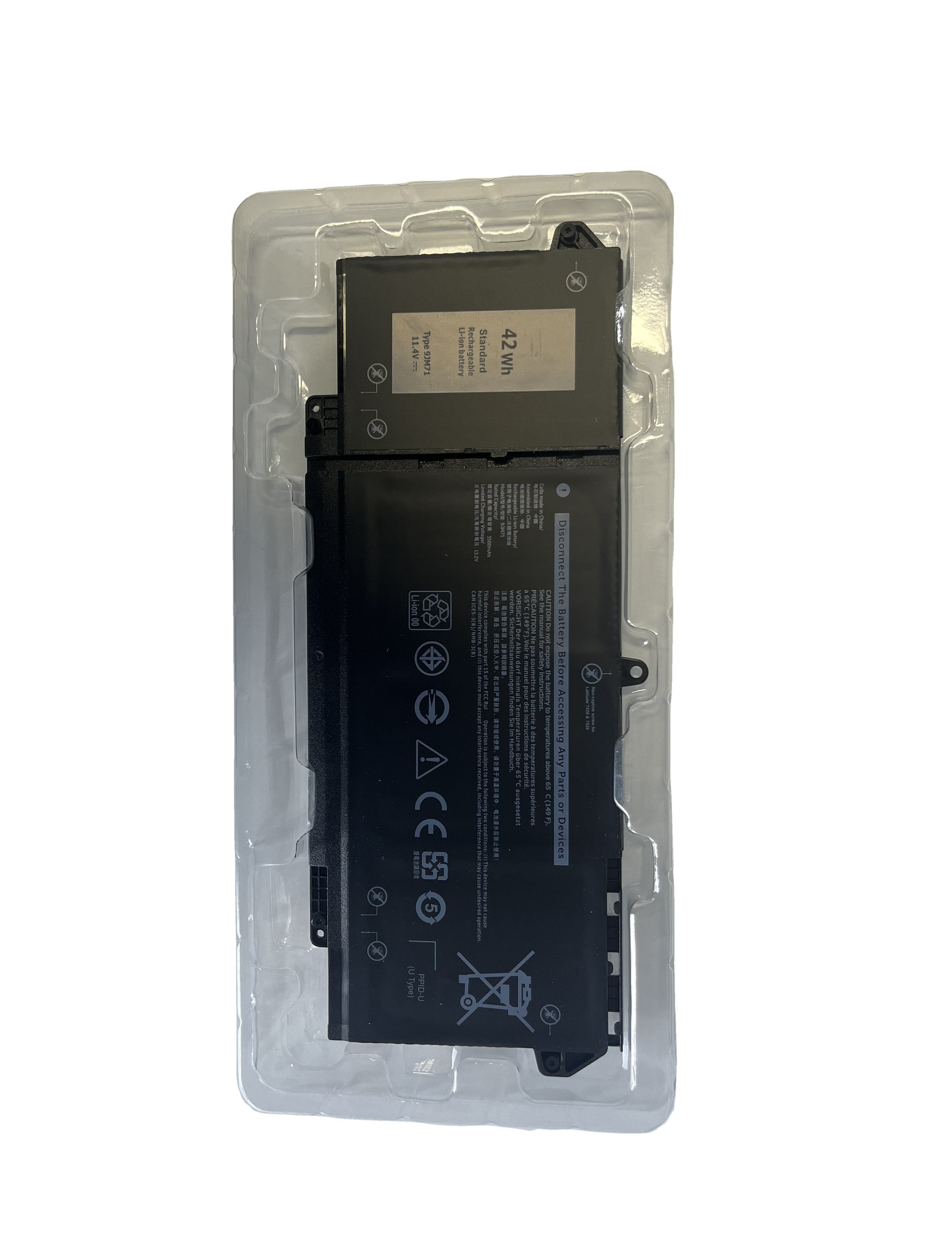 New 9JM71 42Wh Digital Laptop Batteries for Latitude 13 5320 7320 14 7420 7520 Latitude 5320 2-in-1/7320 2-in-1/7420 2-in-1