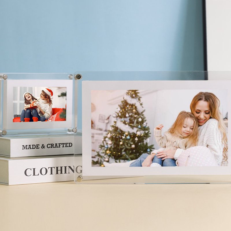 Acrylic Digital Photo Frames IPS high definition screen Transparent Electronic Digital Picture frame