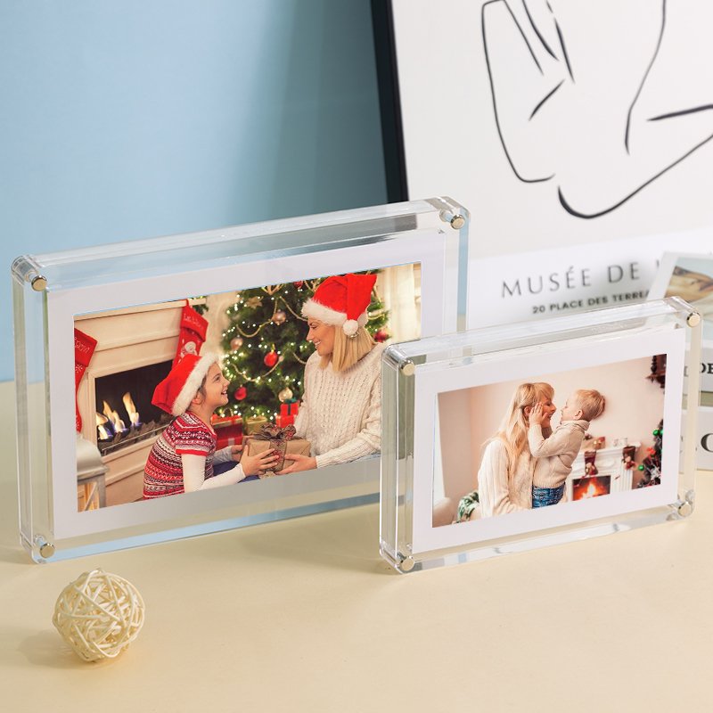 Acrylic Digital Photo Frames IPS high definition screen Transparent Electronic Digital Picture frame