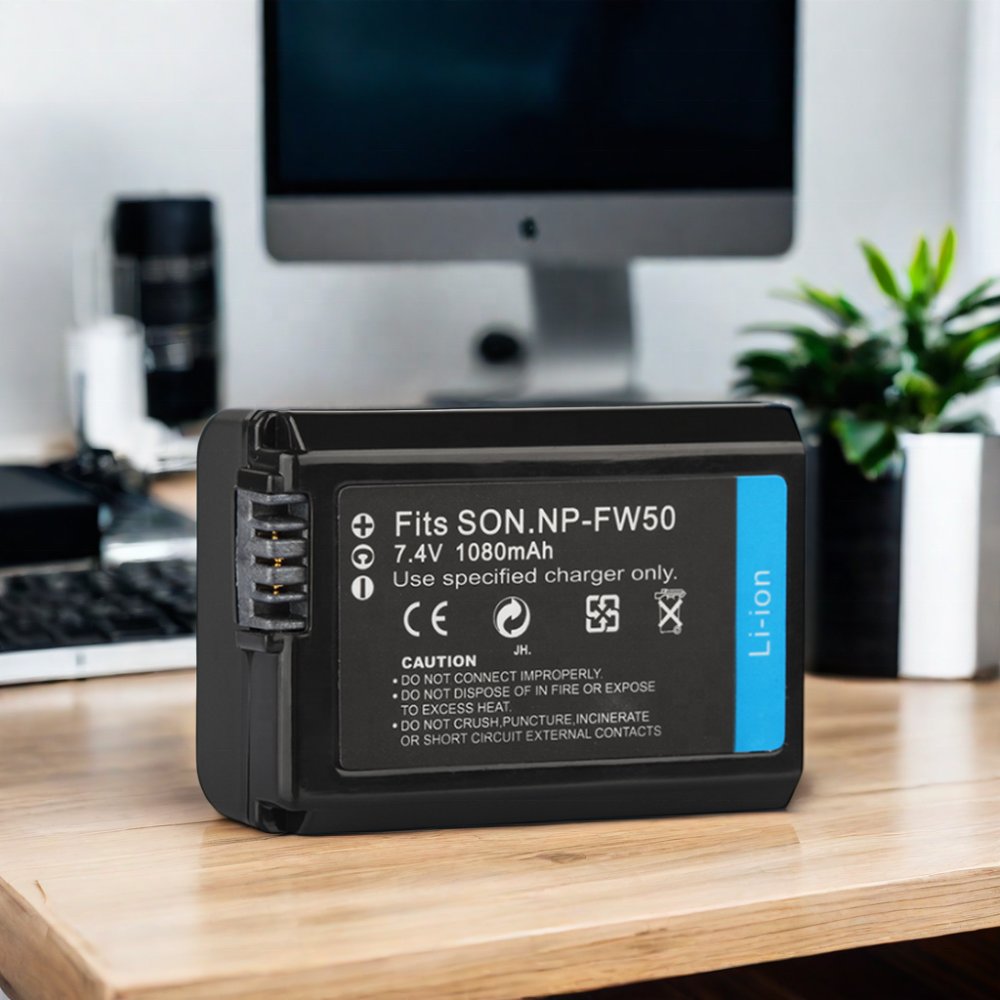 NP-FW50 Digital Battery 1030mah For Sony A6000 A6400 A6300 A6500 A7 A7II A7RII A7SII A7S A7S2 A7R NPFW50 Batteries Charger