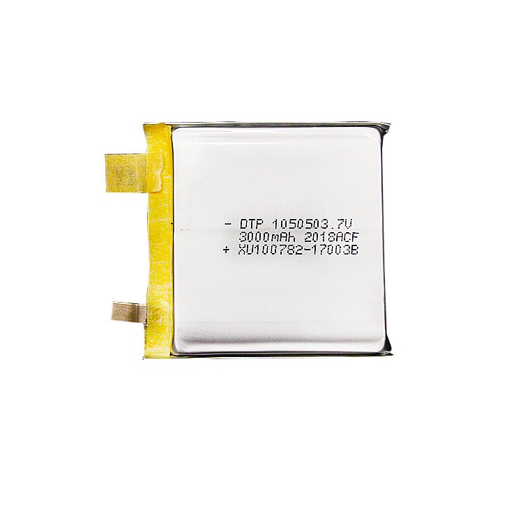 batterie lithium rechargeable DTP105050 Lithium Polymer Battery 3.7v 3000mAh batteries