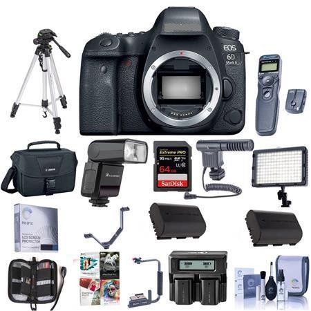 New Sales For Rebel T7 DSLR Camera with 2 Lens Kit with EF18-55mm + EF 75-300mm Lens Black