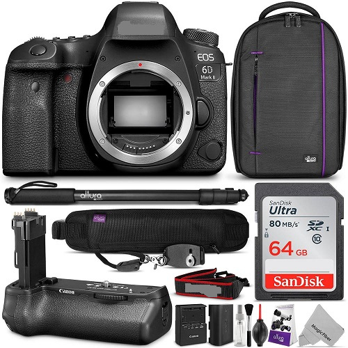 New Sales For Rebel T7 DSLR Camera with 2 Lens Kit with EF18-55mm + EF 75-300mm Lens Black