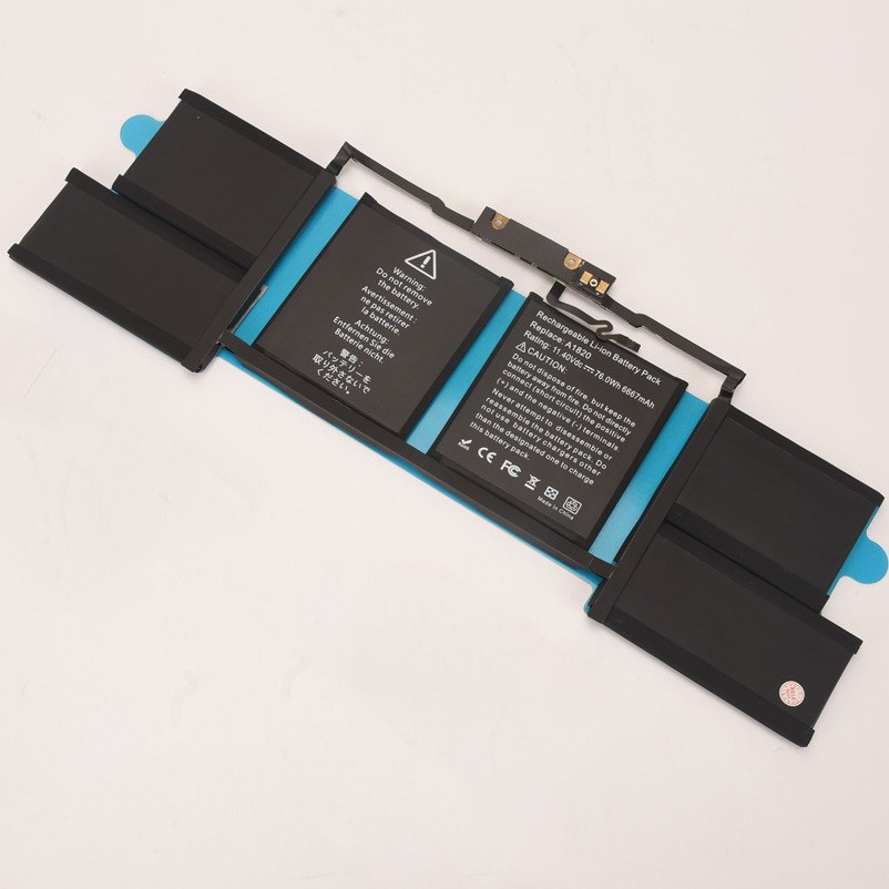 Good selling 11.4V 6600mAh Laptop Battery For Apple Macbook A1707 A1820 Replacement Battery