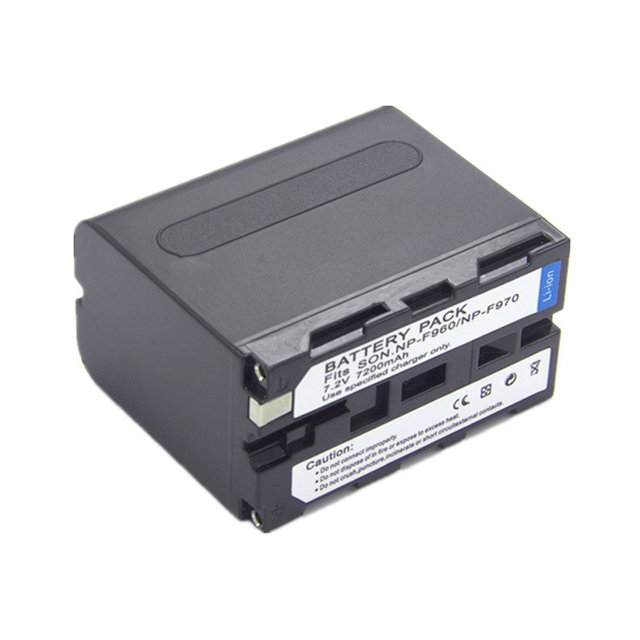 NP-F970 for Sony Digital Camera Lithium Battery Rechargeable 7.2V for Photography and Fill Light Monitor Available in Stock
