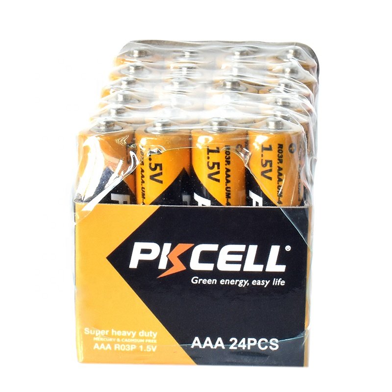 Wholesale PKCELL dry batteries UM4 1.5v AAA R03P battery for Alarm clock hand held games calculator