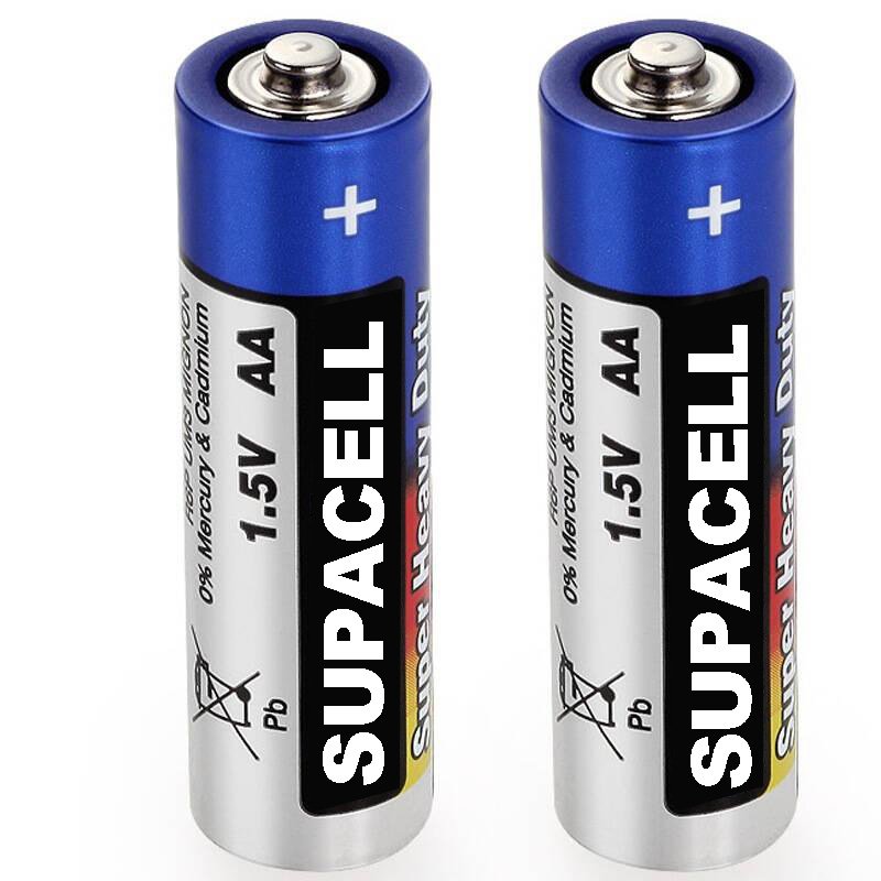 Hot sale china manufacture SUPACELL Zinc Carbon AA Batteries, 1.5V Double A Long Lasting Dry AA Battery