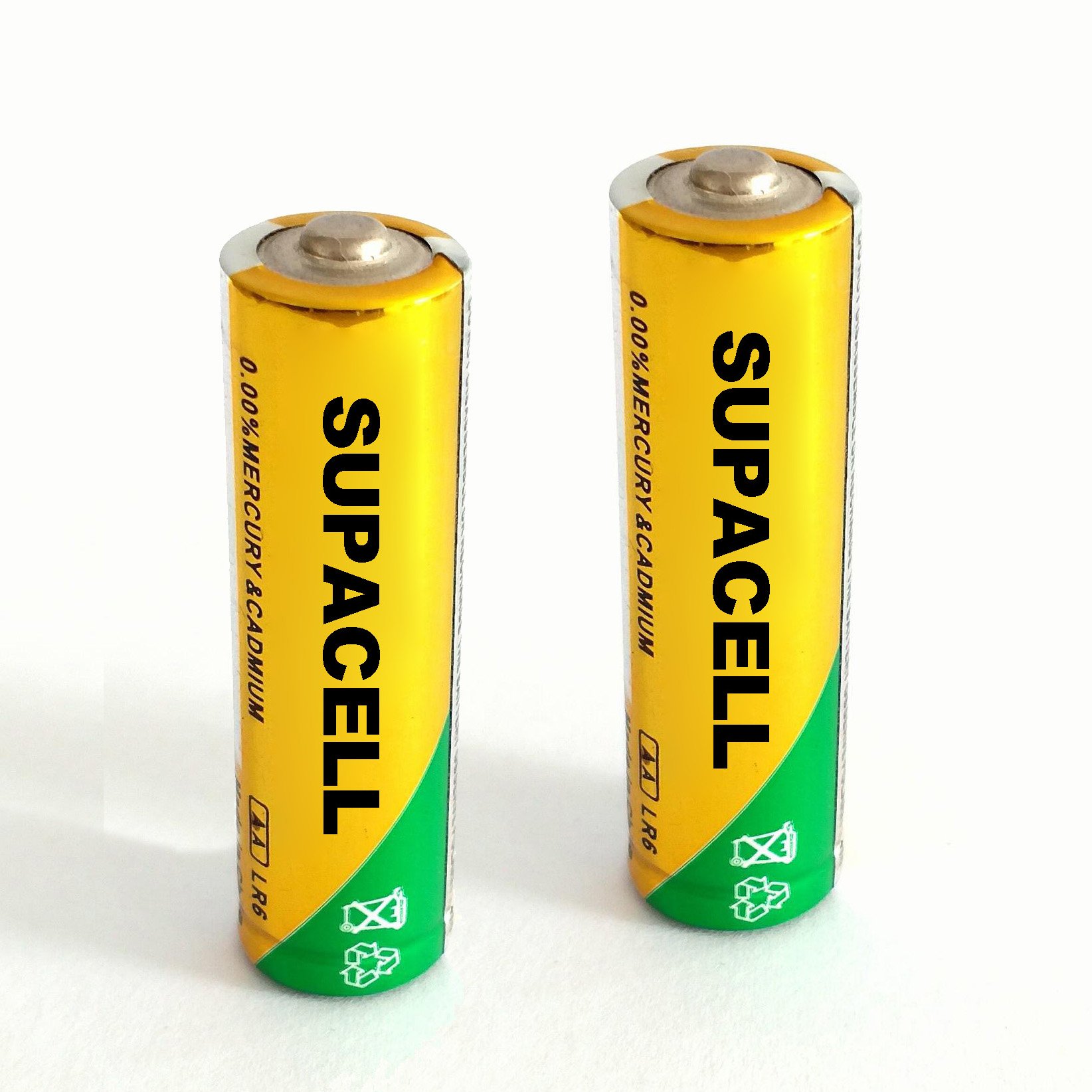Hot sale china manufacture SUPACELL Zinc Carbon AA Batteries, 1.5V Double A Long Lasting Dry AA Battery