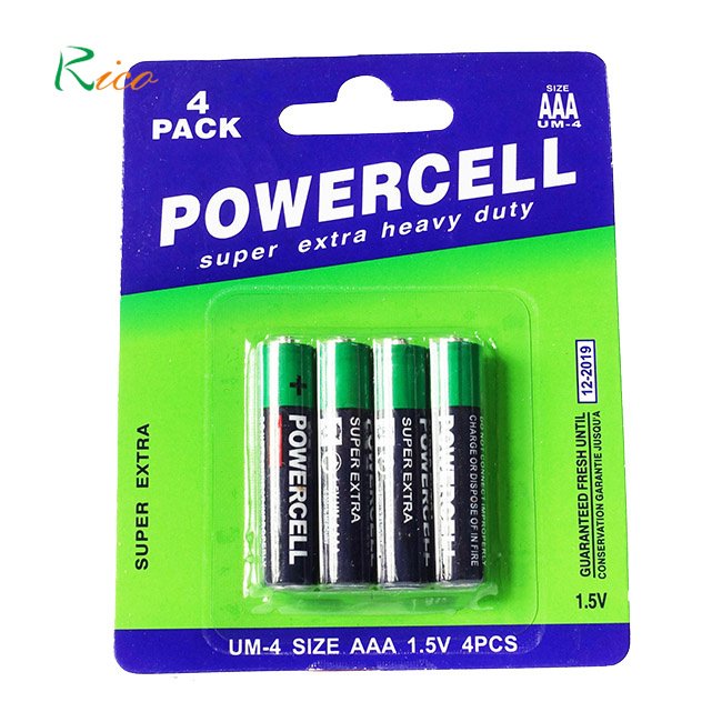 Hot sale china manufacture SUPACELL Zinc Carbon AA Batteries, 1.5V Double A Long Lasting Dry AA Battery
