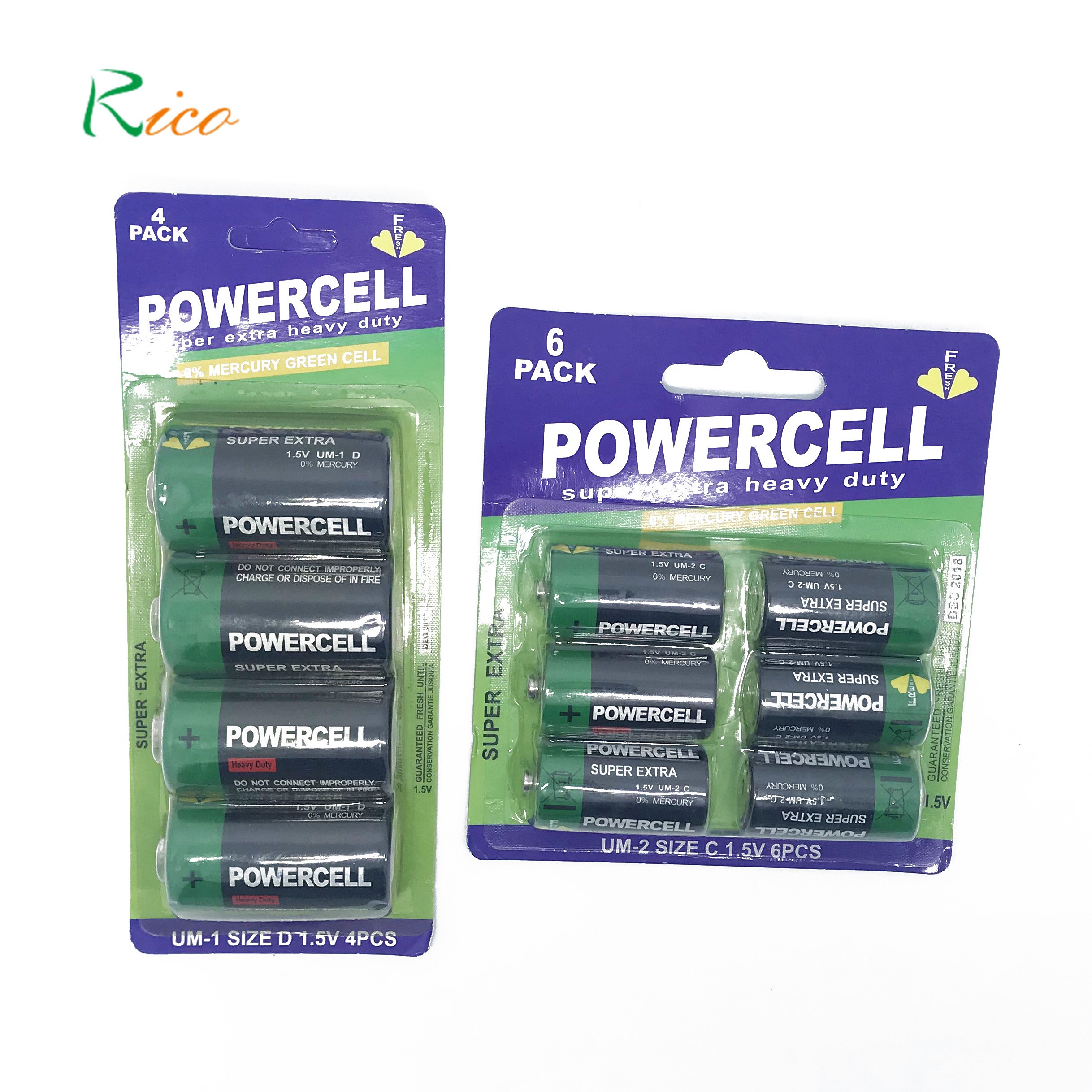 Hot sale china manufacture SUPACELL Zinc Carbon AA Batteries, 1.5V Double A Long Lasting Dry AA Battery