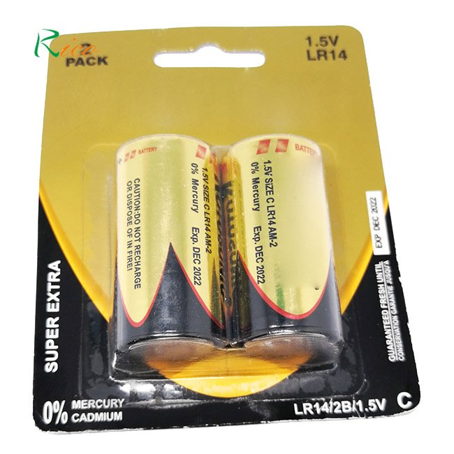 ROTOSONIC rechargeable lr14 um2 1.5v c size used for remote control alkaline battery