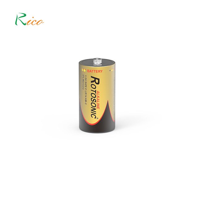 ROTOSONIC rechargeable lr14 um2 1.5v c size used for remote control alkaline battery