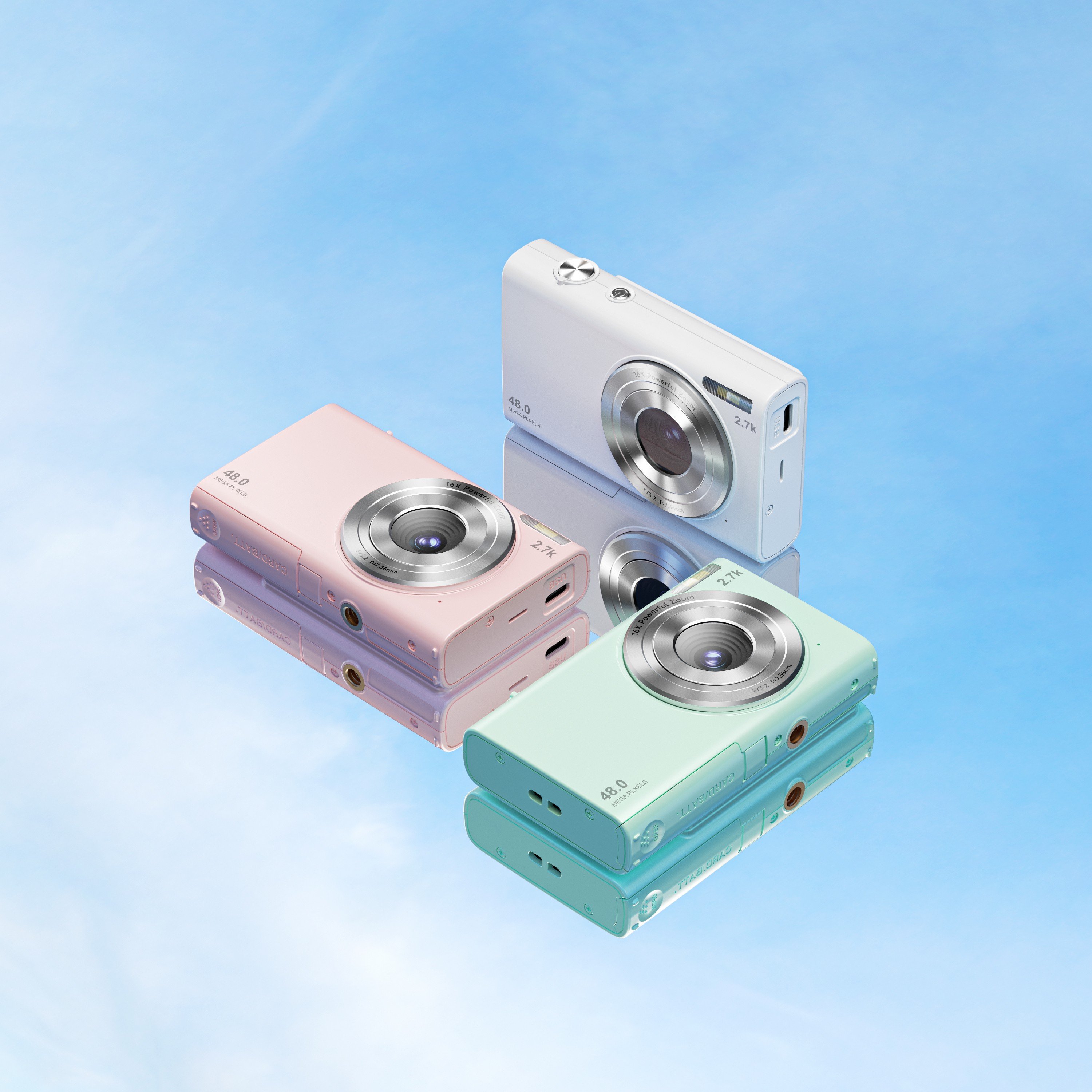 48 Pixel Digital Camera With 3.0'' Tft Color Display And 4K camera video digital 4k video resolution