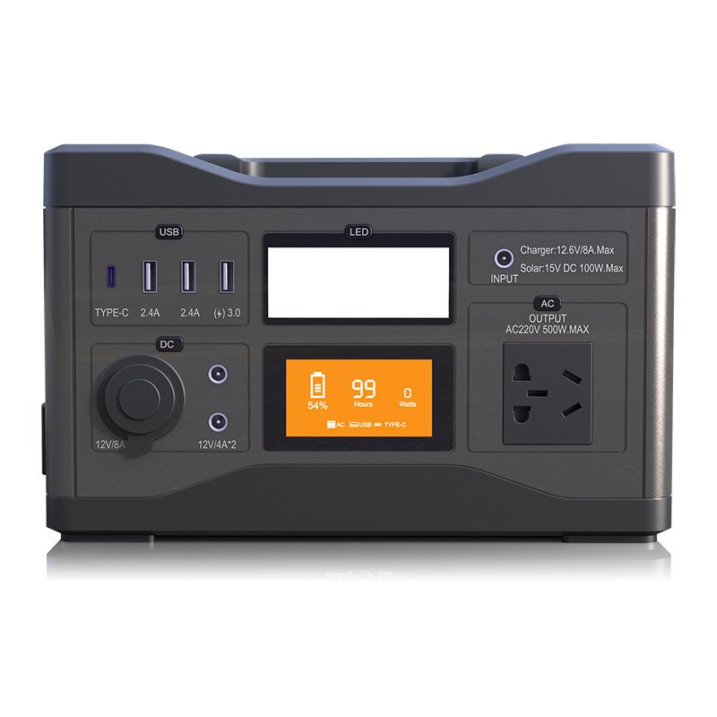 500W Portable Power Station 550Wh Solar Generator Lithium Battery Multi-Function other Power Supplies