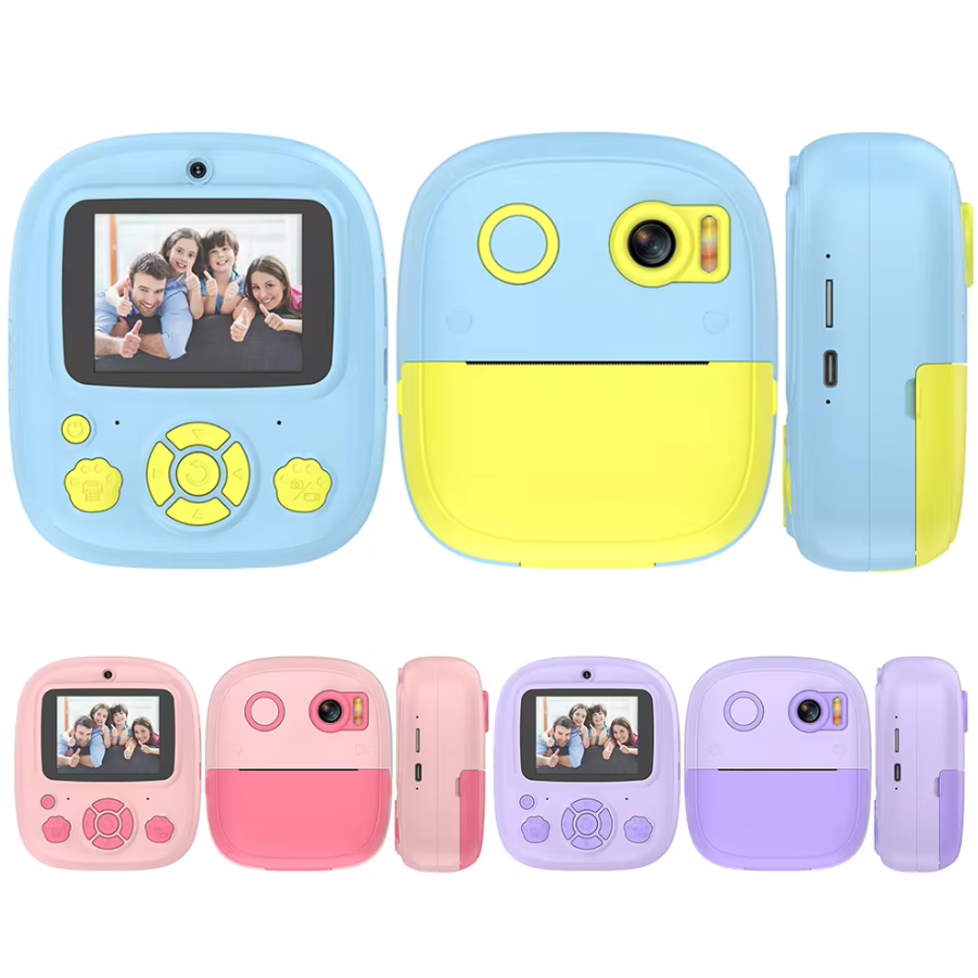 YYTech Instant Camera Toys for Children 3 to 6 Kids Camera Instant Print 2.4 Inch Screen Video Photo Camera Gifts for Boys Girls