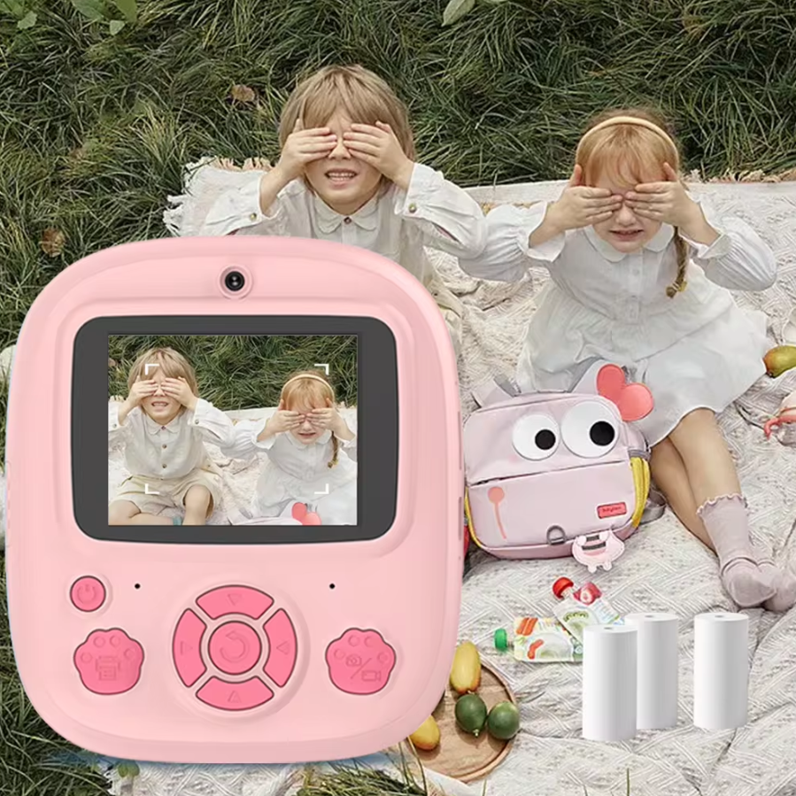 YYTech Instant Camera Toys for Children 3 to 6 Kids Camera Instant Print 2.4 Inch Screen Video Photo Camera Gifts for Boys Girls