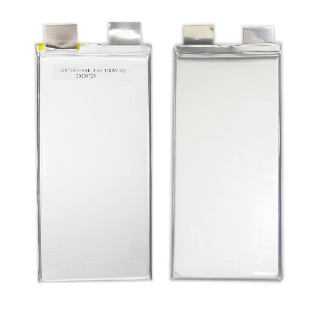35Ah 3.6v 3C Richargeable Lithium Pouch Cell Battery for unmanned aerial 1187187 35000mAh 320Wh/Kg