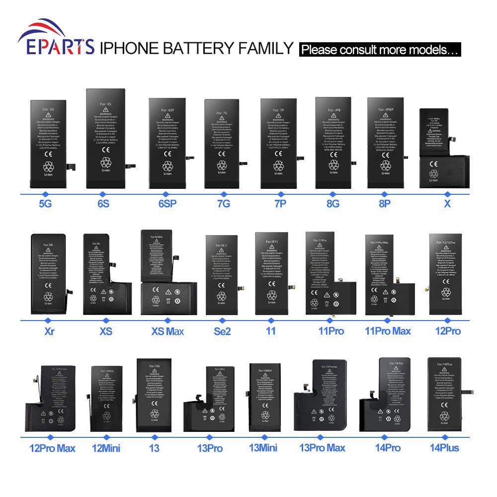Professional Manufacturer All Model High Quality Rechargeable Batteries Digital Battery For Iphone 13 Pro Battery