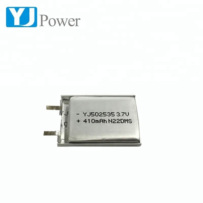 YJ rechargeable lithium polymer battery 3.7v 502535 500mAh KC UI certified li- po battery for smart device