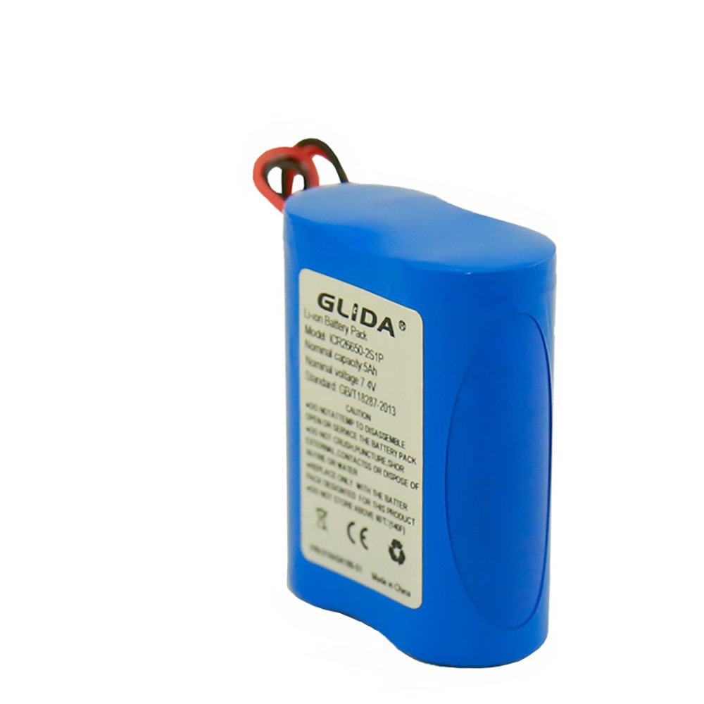 Rechargeable customized size 2S1P 5000mah 3.7V 7.4V 11.1V 14.8V 18.5V battery pack 18650 26500 21700
