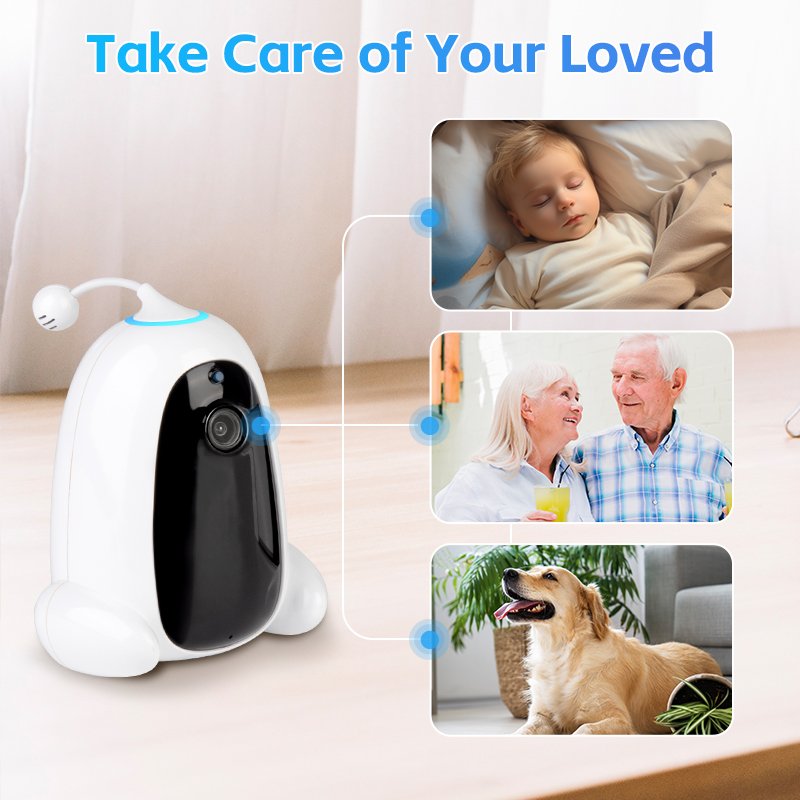 2024 Factory Digital Video Baby Monitor with Lar Capacity Battery 5inch 720p Crying Detection & New Audio Camera New Baby Pets
