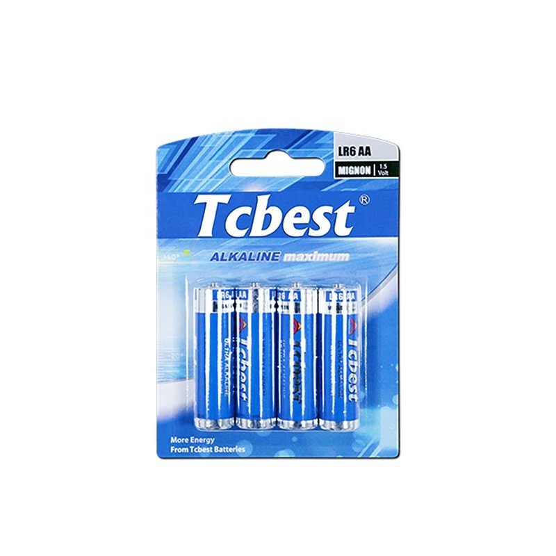 Factory Price Tcbest battery 1.5v Double A Alkaline Lr6 Alkaline Batteries Battery For Players And Power Tools
