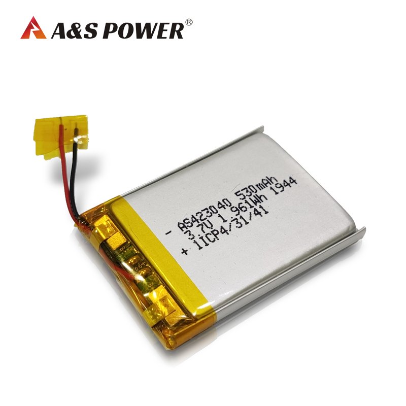 wholesale rechargeable liion battery 423040 3.7v 540mah lipo batteries lithium polymer Battery with UL1642,UL2054,CE,KC,UN38.3